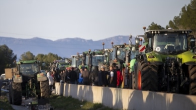 Varios guardias civiles heridos en una protesta de agricultores en la A-6 en Zamora