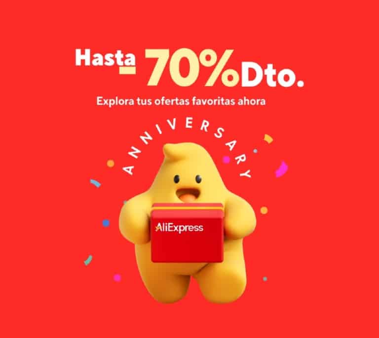 Celebra el 14º aniversario de AliExpress: ¡descuentos de hasta el 70%s, sorpresas diarias y ofertas en miles de productos!