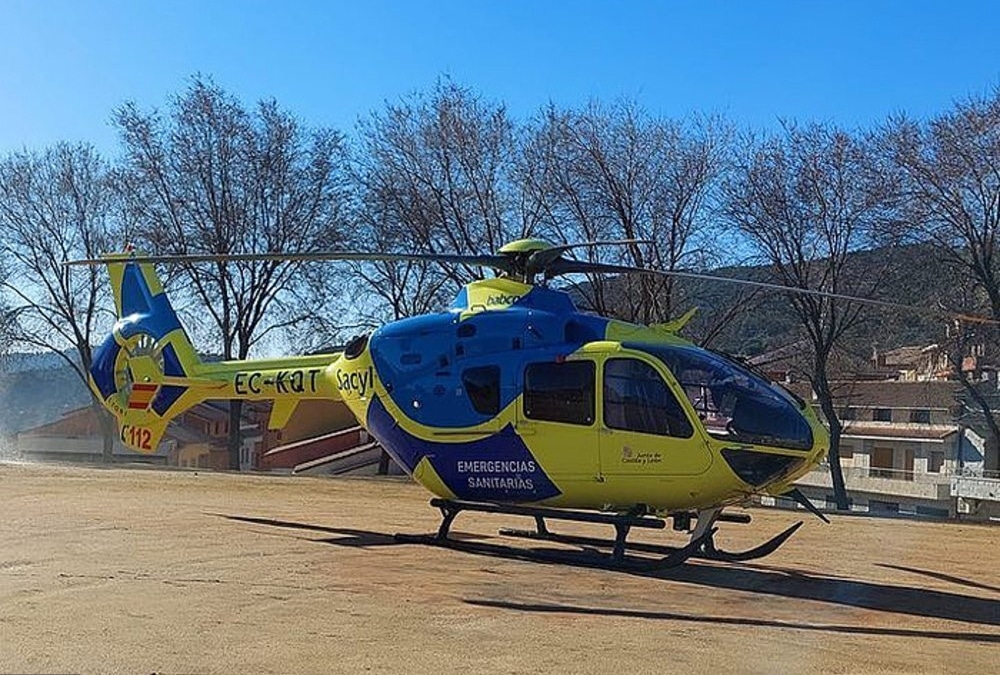 Helicóptero medicalizado de Sacyl.