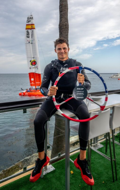 Diego Botín, junto con el resto del equipo español, consiguieron el primer triunfo para España en un evento de SailGP en julio de 2023 en Los Ángeles. 