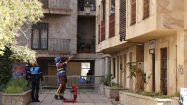 Once afectados por quemaduras e inhalación de humo tras el incendio de una vivienda en Salamanca