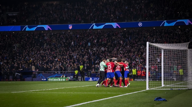 El Atleti le demuestra al Inter que el Metropolitano puede con cualquiera y se clasifica a cuartos en penaltis (2-1)