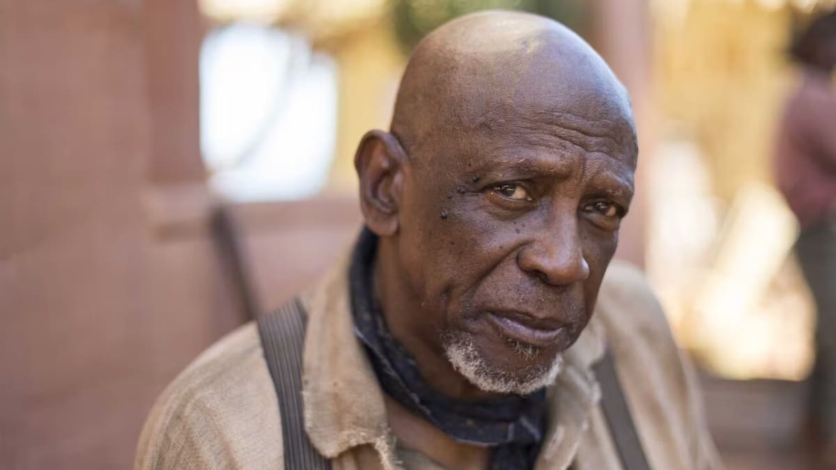 Louis Gossett Jr. en la serie 'El libro de los negros'.