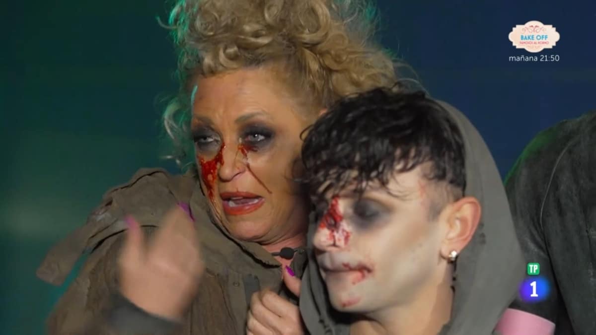 Lydia Lozano se 'zombifica' en 'Baila como puedas'