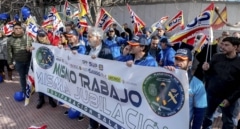 Policías y guardias civiles se manifiestan mañana en Madrid para exigir a Marlaska la "plena equiparación" con los Mossos