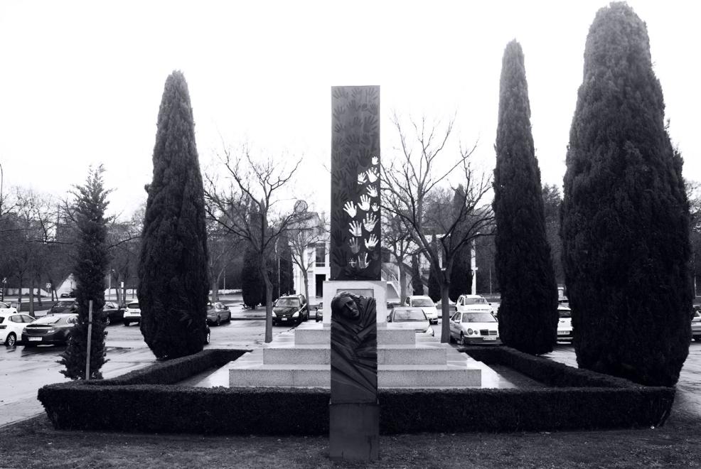Monumento de homenaje en Leganés a las víctimas del 11-M.