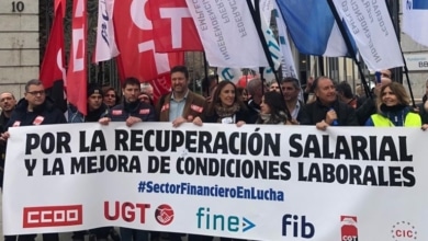 Los trabajadores de la banca mantienen la huelga al no llegar a un acuerdo con la patronal