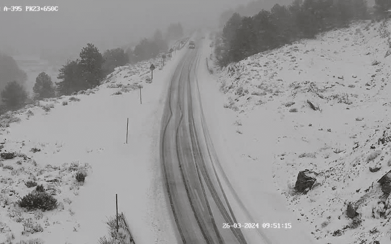La AEMET activa la alerta por nevadas en toda Andalucía excepto en Córdoba y Sevilla