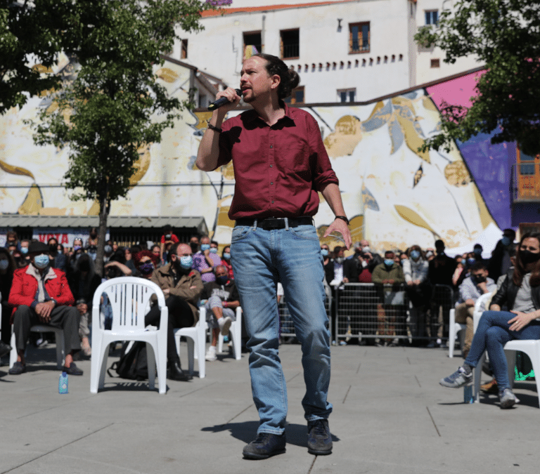 El Lavapiés para 'rojos' de Pablo Iglesias