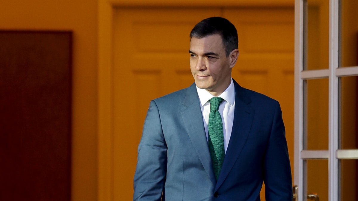 El presidente del Gobierno, Pedro Sánchez, recibe este viernes en La Moncloa a la presidenta del Parlamento Europeo, Roberta Metsola.