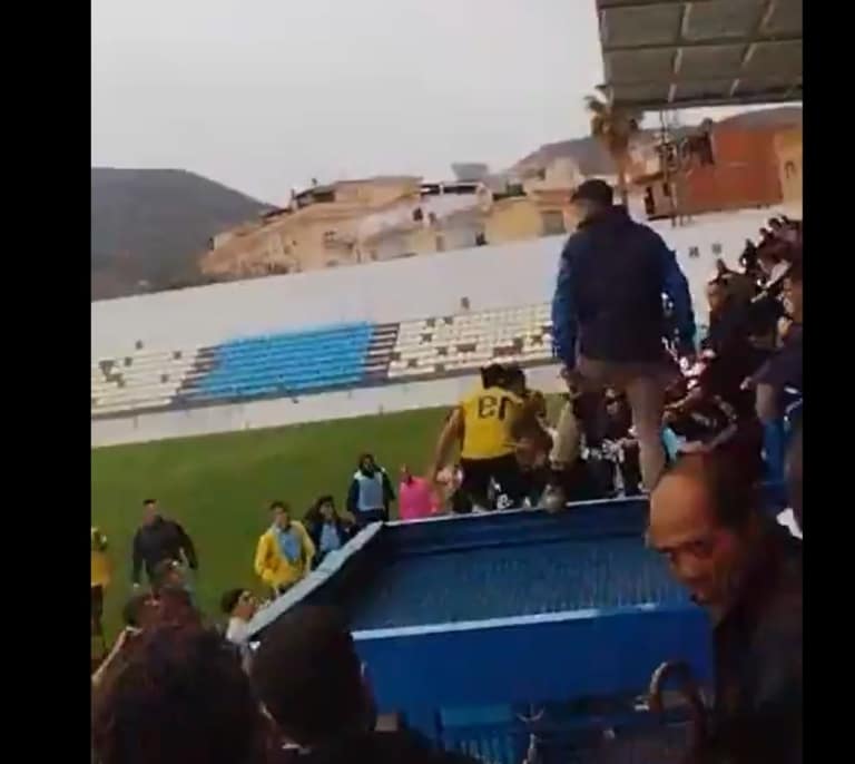 Una pelea en el Motril-Atlético Melilla obliga a suspender el partido