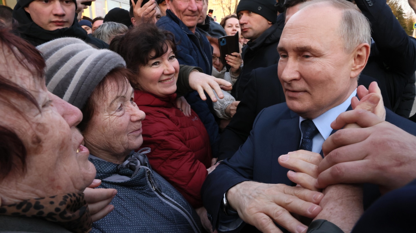 El presidente ruso, Vladimir Putin, en una visita a Stavropol