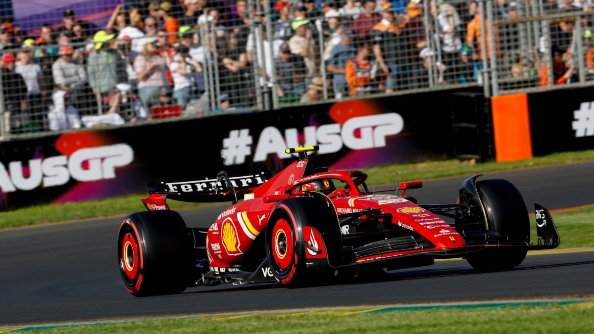 Carlos Sainz, de Ferrari, en el GP de Australia