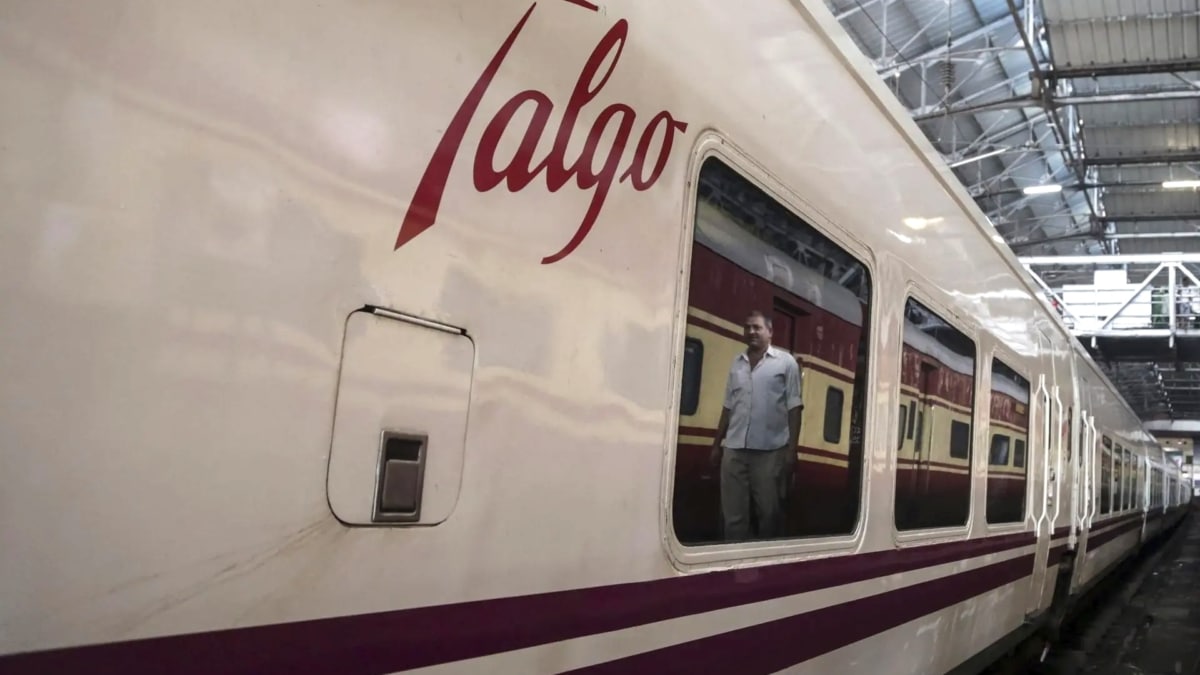 Uno de los trenes de la empresa española Talgo, en una imagen de archivo