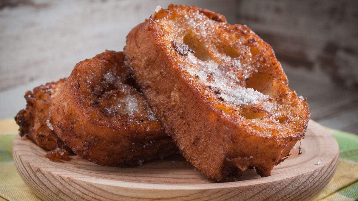 Torrijas ligeras Semana Santa