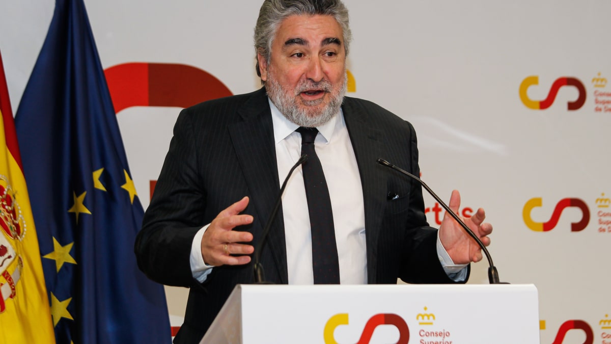 El presidente del CSD, José Manuel Rodriguez Uribes