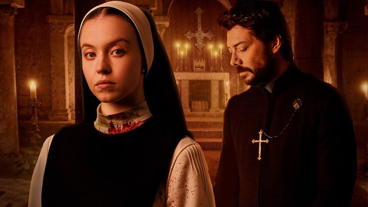 Sydney Sweeney y Álvaro Morte, en el cartel de 'Immaculate'