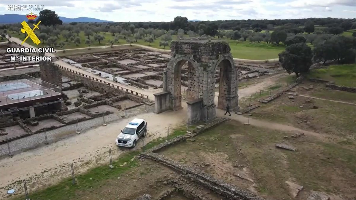 Seis detenidos por robar en yacimientos de Cáceres 2.500 piezas arqueológicas de la Antigua Roma