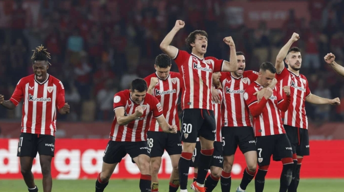 El Athletic le gana al Mallorca la Copa del Rey en los penaltis (1-1) y sacará la gabarra 40 años después