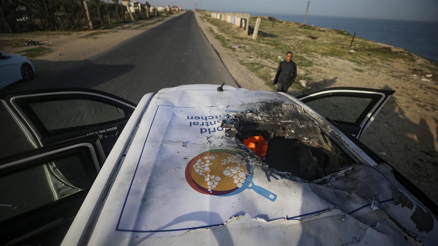 El asesinato de siete cooperantes de la ONG de José Andrés marca un punto de inflexión en la guerra en Gaza