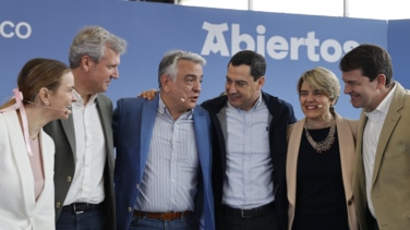 'Minicumbre' autonómica en apoyo a De Andrés: "Hay que votar PP, el resto son el cordón umbilical de Sánchez"