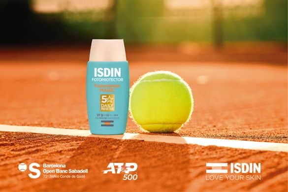 ISDIN celebra una década como el protector solar oficial del Trofeo Conde de Godó de tenis