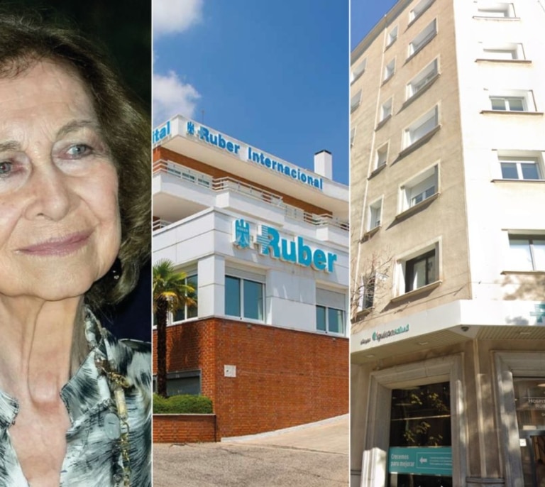 La reina Sofía se recupera de su infección urinaria en el Hospital Ruber Internacional  de Quirónsalud