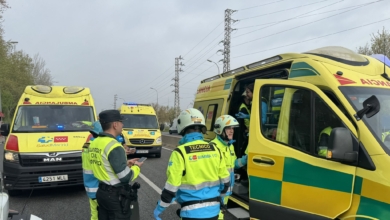 Tres jóvenes muertos y dos heridos graves tras un accidente en Leganés