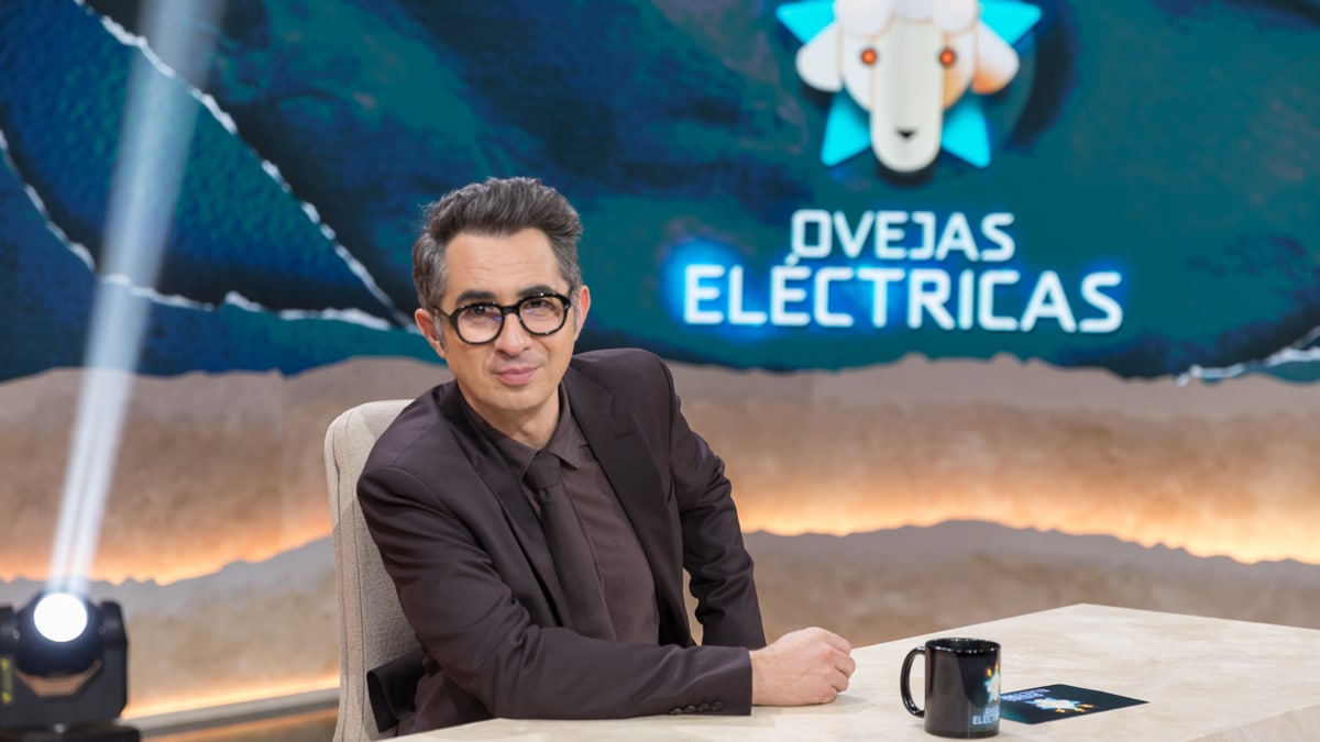 Berto Romero, en el plató de 'Ovejas eléctricas'