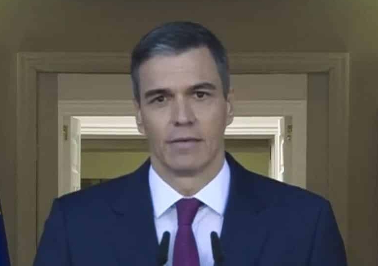 Texto íntegro y vídeo de la declaración institucional de Pedro Sánchez