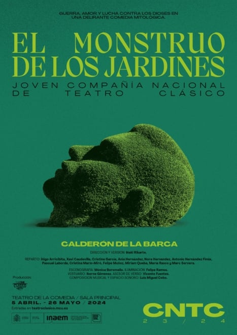 Cartel de El Monstruo de los jardines