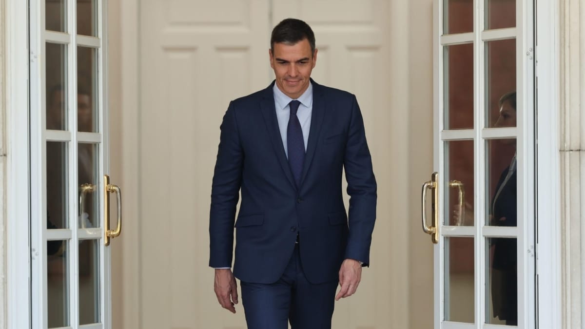 Pedro Sánchez en Moncloa.