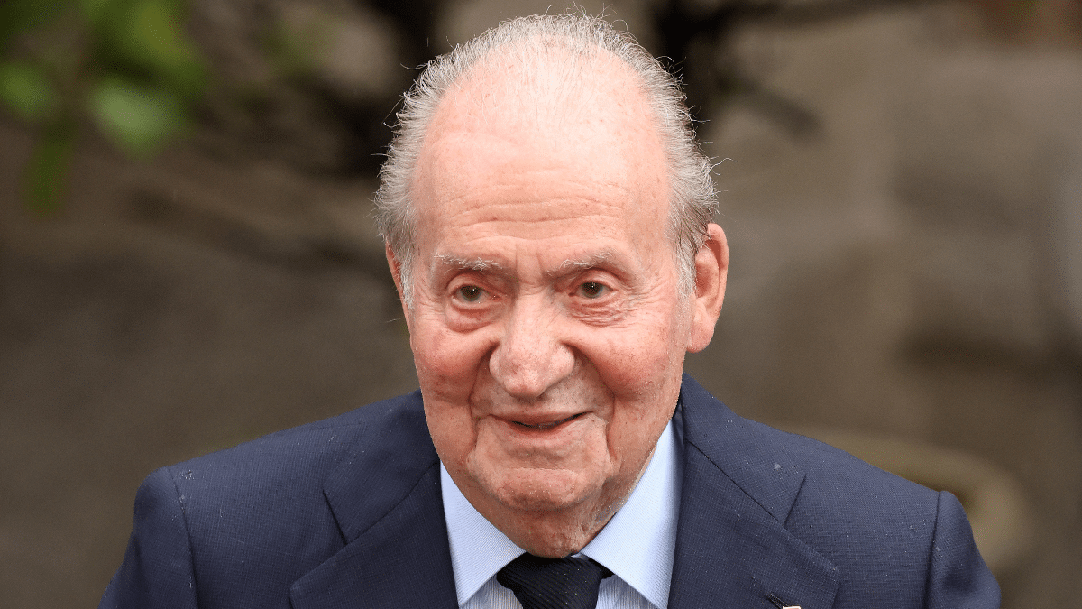 El rey Juan Carlos, en una imagen del funeral de Fernando Gómez-Acebo.