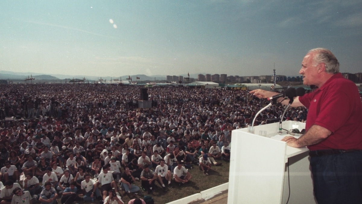 Imagen de archivo. Xabier Arzalluz, en un acto público.