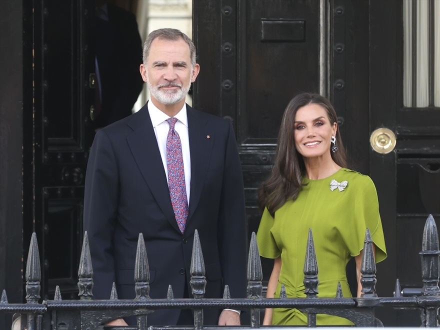 Los reyes Felipe y Letizia, en Londres para los actos de coronación de Carlos de Inglaterra.