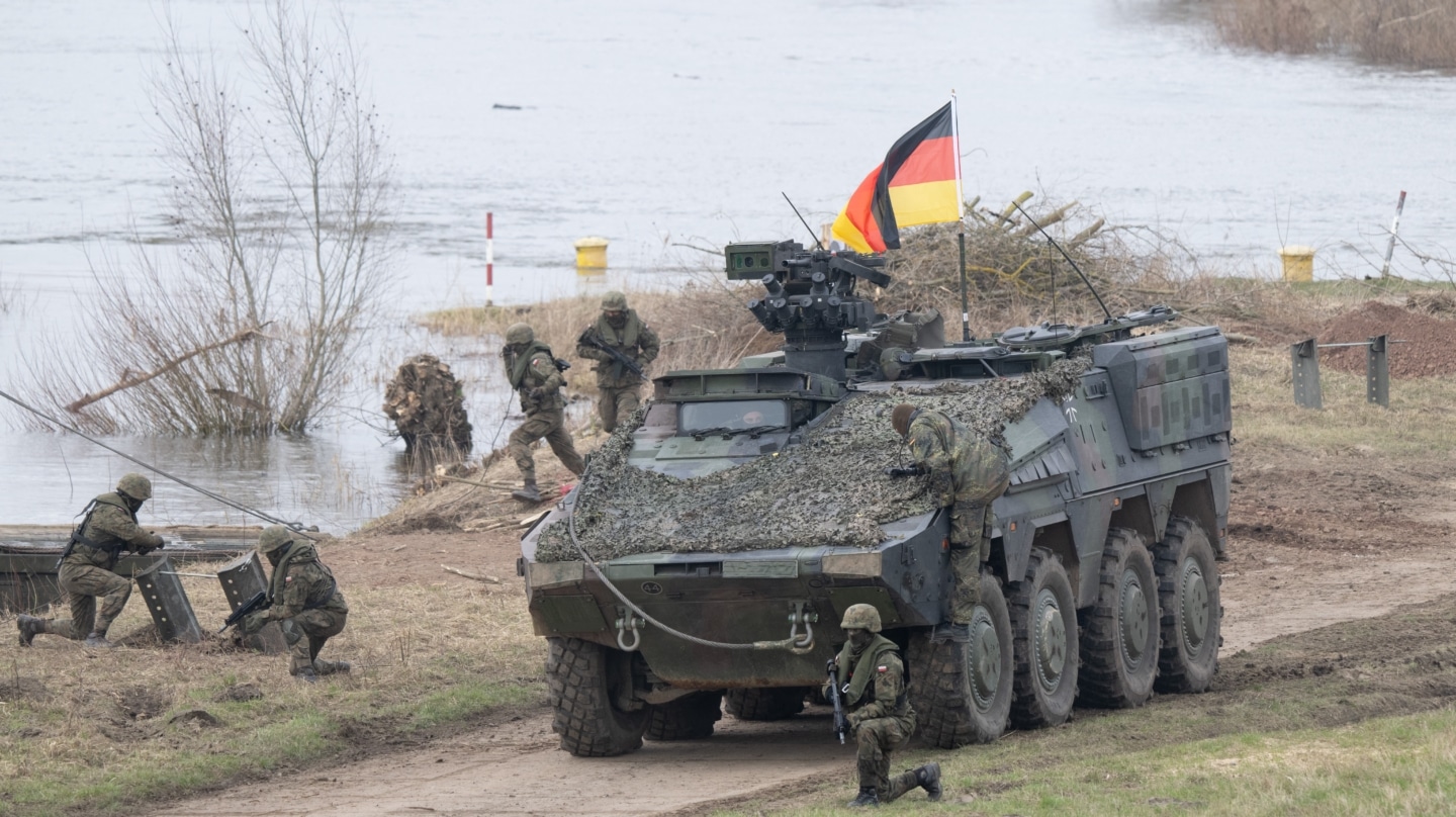 Tropas alemanas en ejercicios de la OTAN