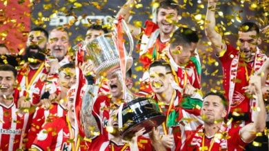 Cuatro jugadores del Athletic Club se exponen a una multa por su celebración en Bilbao