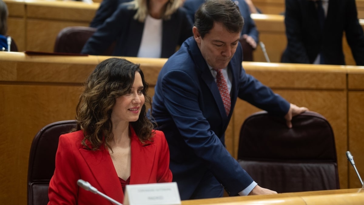 Ayuso y Mañueco, en el Senado.