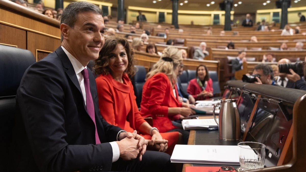 Sánchez y Montero, en el Congreso.