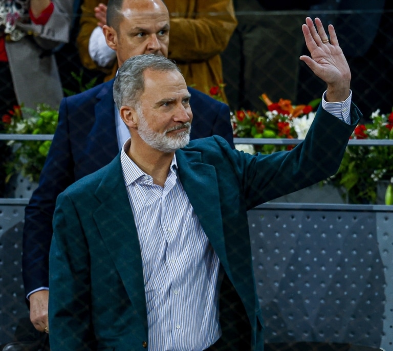 De rey a rey: Felipe VI disfruta con Nadal en el Mutua Madrid Open