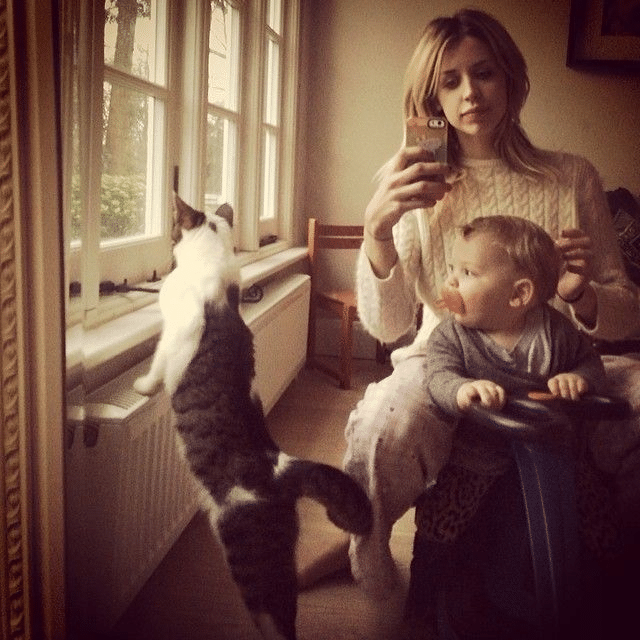 Peaches Geldof en una de sus últimas imágenes de Instagram, en familia. 