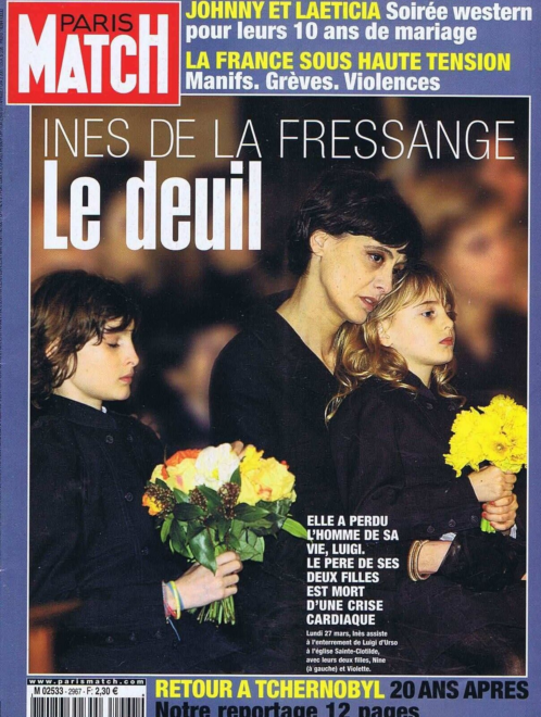 Portada de 'Paris Match' con motivo del funeral de Luigi D'Urso. 