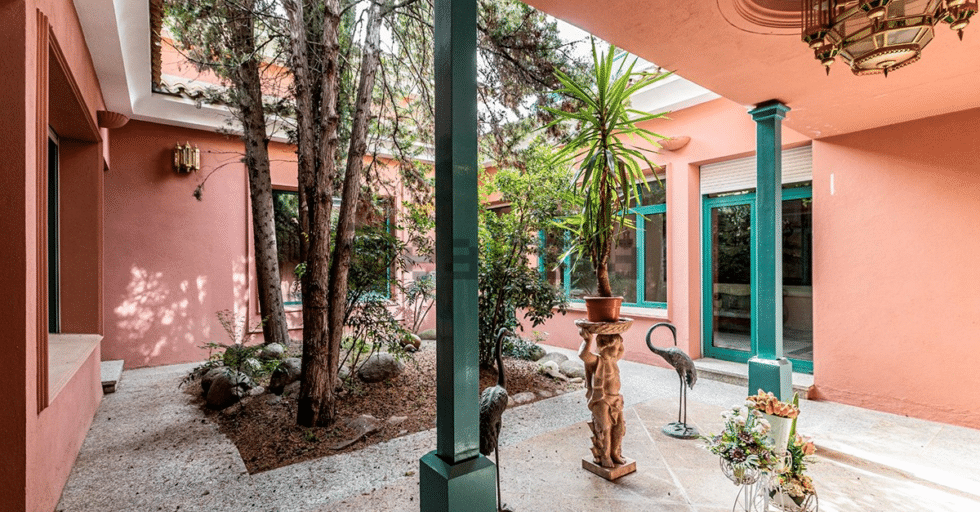 Detalle de la casa de José Luis Moreno en Boadilla del Monte.