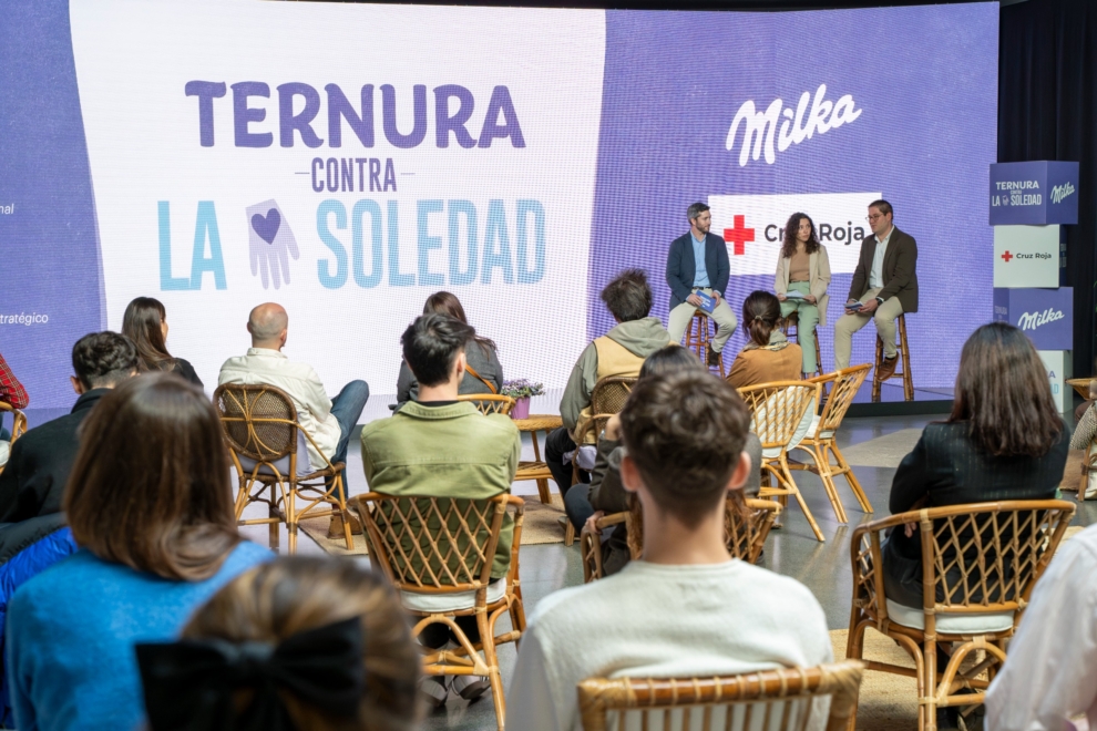 El evento de presentación de esta campaña de Cruz Roja con Milka y el Observatorio de Soledad no deseada en España. 