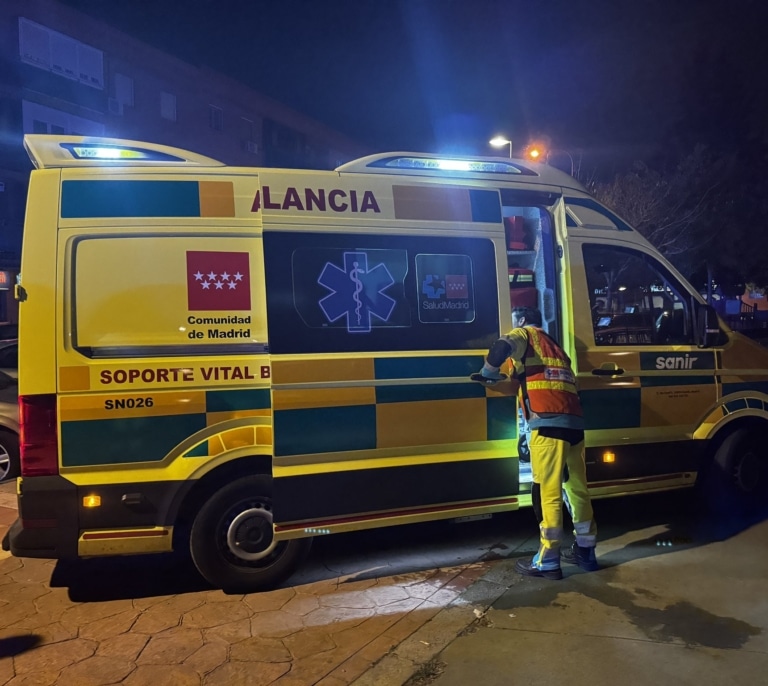 Dos heridos, uno de ellos grave, en el incendio de la cocina de un bar en Getafe