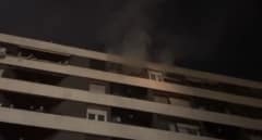 Cinco heridos leves en el incendio del edificio de Chamberí
