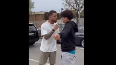 Íñigo Martínez se encara con un adolescente: "Que sea la última vez"