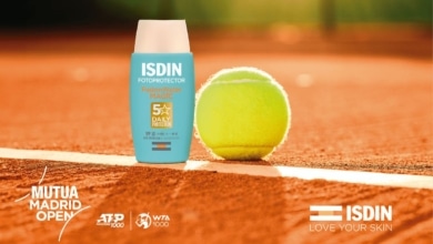 ISDIN  se mantiene por séptimo año consecutivo como fotoprotector oficial del Mutua Madrid Open