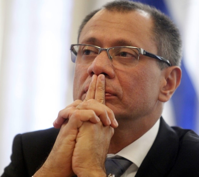 Trasladan al hospital al expresidente de Ecuador Jorge Glas por un presunto intento de suicidio en la cárcel
