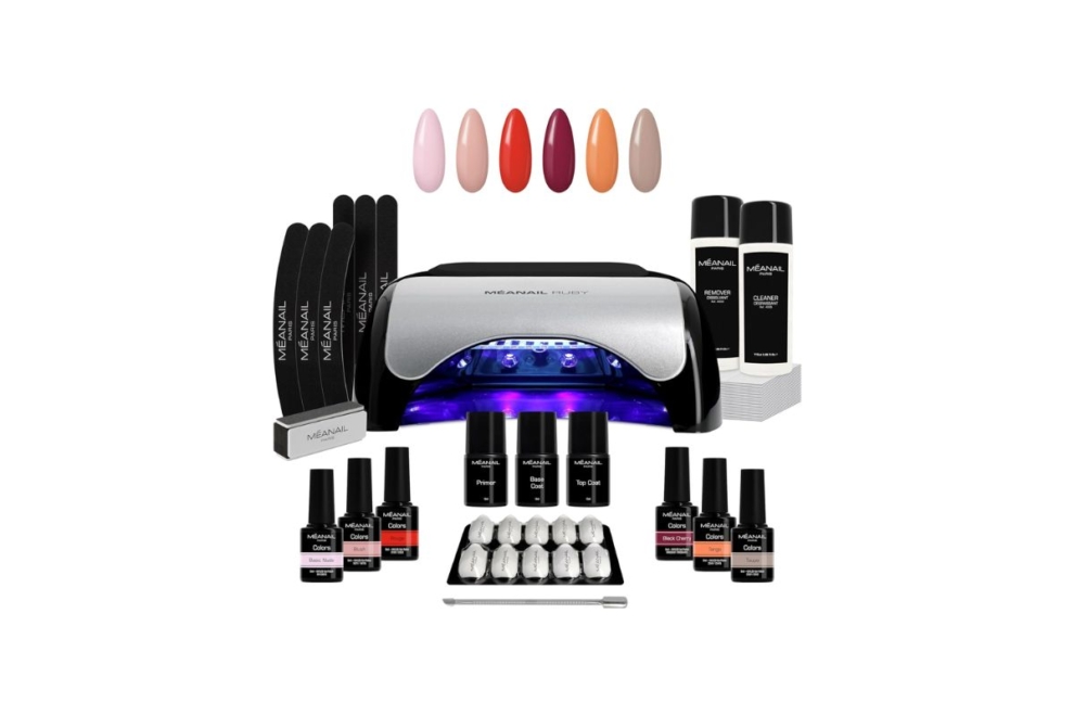 Kit uñas con luz led uv